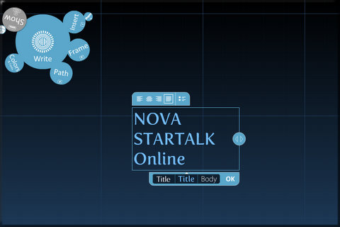 See your text in a text box.