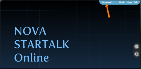 Do not forget to save often by clicking Save now?