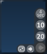 Hold down the next botton to set the auto play mode.