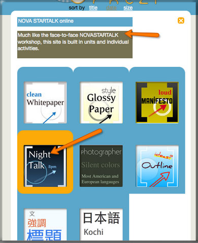 Select the design you like.