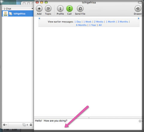 to write text, type in here. 
