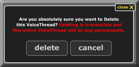 Click Delete if you are sure to want to delete. 