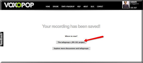Click "The Talkgoup" to see your Talkgroup.