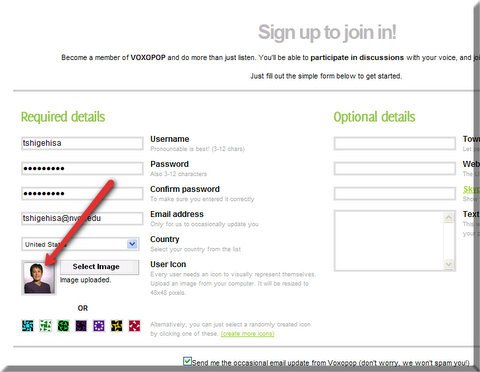 Now you can see the image uploaded as your profile picture. 