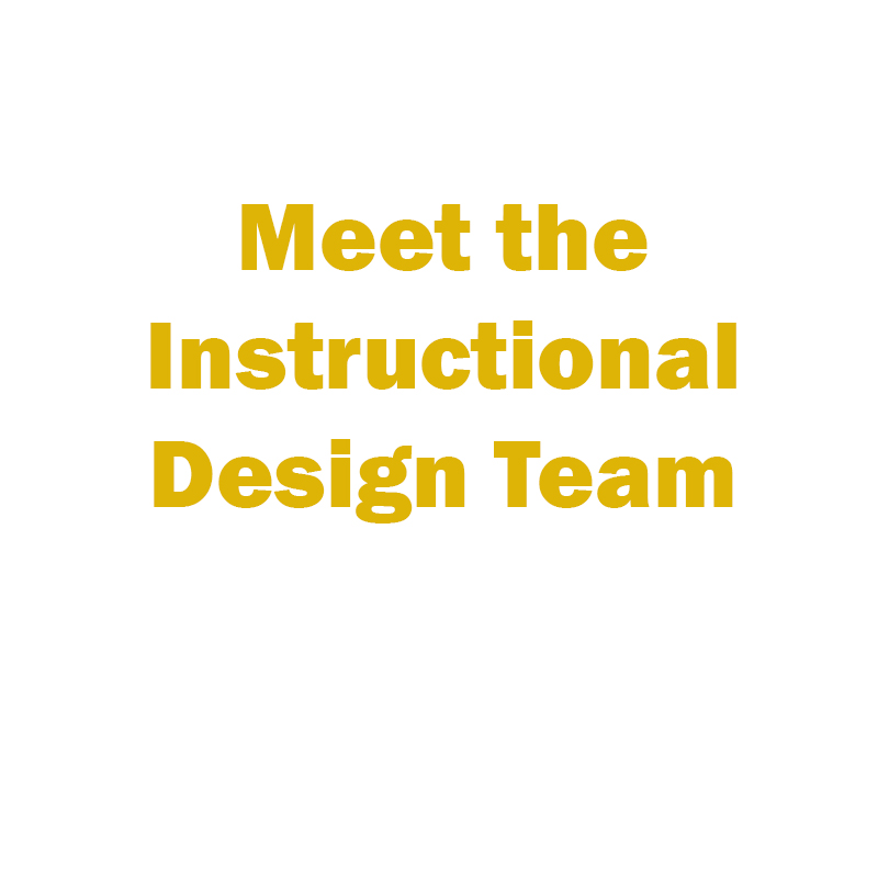 meet the instructional design team
